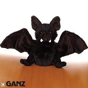 Webkinz Plush Stuffed Animal Black Bat