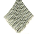 Steve Madden Women's Juniors Square Thin Multi-stripe Scarf Bandana Fashion Wrap Accessory
