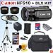 Canon VIXIA HFS10 HD Dual Flash Memory Camcorder + Deluxe Value Accessory Kit