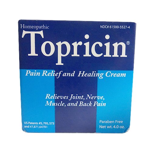 Topricin Pain Cream and Healing Cream Jar 4 Oz (Pack of 2)