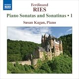 Kagan - Ferdinand Ries: Piano Sonatas and Sonatinas, Vol. 1 ( Audio CD ) - B001BLR7FI