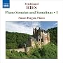 Ferdinand Ries : Sonates Et Sonatines Pour Piano / Vol.1