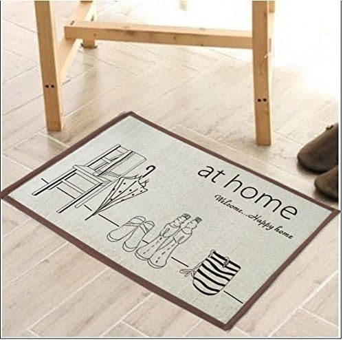 Japanese and Korean style door mat/Fabric antiskid mat/Door foot mat-A 60x90cm(24x35inch)