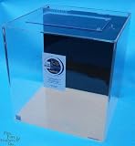 Clear-for-Life Cube 25 Gallon Acrylic Uniquarium (Black)