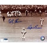 Steiner Sports MLB Ralph Branca/Bobby Thomson with Jackie Robinson Horizontal Autographed 8-by-10-Inch Photograph