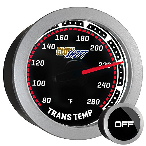 GlowShift Tinted Transmission Temperature Gauge