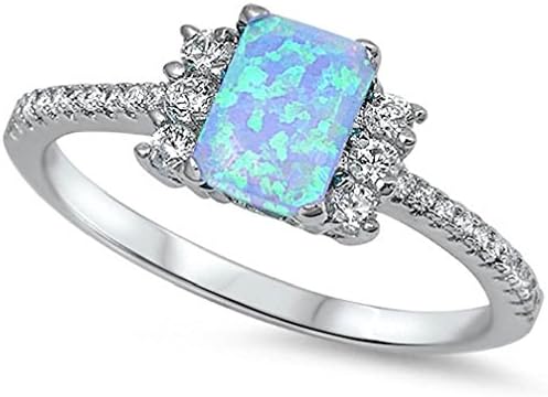 Pink Cookie Australian Fire Opal &amp; Silver Tone Ring Sizes 5-10