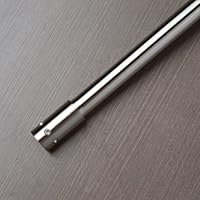 Metal Rod Collection 5/8' Diameter, 48'-84' Length - Stone Cylinder Finial- Metal Ball - MRC