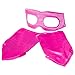 Magenta Superhero Eye Mask and Powerbands