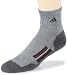 adidas Men's Climalite X II 2-Pack QTR Sock, Shoe Size 6-12