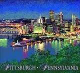 Pittsburgh, Pennsylvania Skyline Coverlet