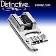 Distinctive Cording Sewing Machine Presser Foot - Fits All Low Shank Snap-On Singer*, Brother, Babylock, Viking (Husky Series), Euro-Pro, Janome, Kenmore, White, Juki, Bernina (Bernette Series), New Home, Simplicity, Necchi, Elna and More!