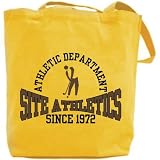 Canvas Tote Bag Yellow  Golf Athletic Department  Sports