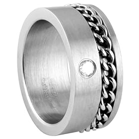 Stainless Steel Ring - Size 5: Jewelry