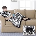 Fur Throw & Slipper Set