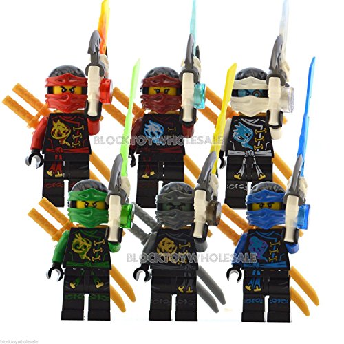 6 Minifigure Building Toys 2016 New
