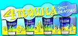 Tequila Shot Glasses 4Pc Display
