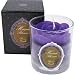 Purple rose hana beeswax candle with orchid scent