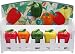 Bell Pepper Wooden Spice Rack & 5 Jars Set
