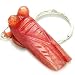 Good Luck Talisman Lucky Cicada Red Jade Keychain