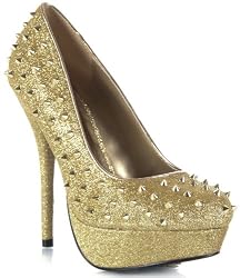 Speed Limit 98 Shark Spike Stiletto Pumps