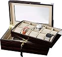 Auer Accessories Leda 110E Watch Box For 10 Watches Ebony