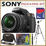Sony DSLR Alpha DSLR-A390L 14.2MP Digital Camera & 18-55 Lens + 4GB Kit