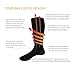 Fytto 1067 Ribbed Compression Socks for Professionals 15-20 mmHg - Graduated Medical Support for Flight, Travel, DVT and Edema - Medium, Brown
