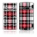 Red Plaid Design Protective Skin Decal Cover for LG enV2 VX9100 Cell Phone
