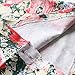 LittleSpring Little Girls' Slim Shorts Set Flower Printing