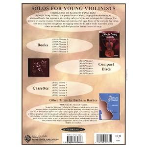 Solos for Young Violinists, Vol 2 (Solos Young Violinist)