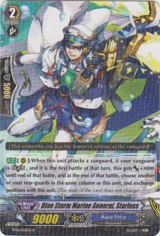 Cardfight!! Vanguard TCG - Blue Storm marine General, Starless (BT16/056EN) - Booster Set 16: Legion of Dragons & Blades ver.E