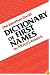 Dictionary of First Names