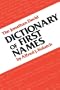 The Jonathan David Dictionary of First Names
