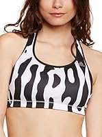 adidas Sujetador Deportivo Brassiere Ct Aop Bra (Negro / Blanco)