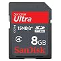 Sandisk 8GB Ultra SD HC Secure Digital SDHC Card (SDSDH-8192, Static Package)