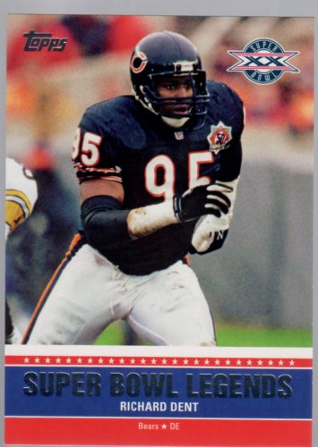 2011 Topps Super Bowl Legends #SBLXX Richard Dent - Chicago Bears (Football Cards)
