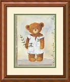 Nounours 'Amelie' Framed Art Print by Joelle Wolff,12.9 x 14.75 Framed