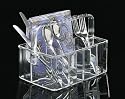 US Acrylic Large Flatware/Napkin Caddy