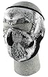 ZANheadgear Neoprene Skull Face Mask (Black/White)