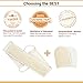 Wission Exfoliating Loofah Back Scrubber for Shower for Men and Women and Body Glove Plus User Manual Included (white set of 2)