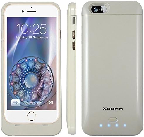 iPhone 6/iPhone 6S battery case, Apple MFI Certified-[Lifetime Warranty] 3200mAh 130% extra battery for iPhone 6/6S Ultra Slim Battery Case(4.7 Inches) / iPhone 6/6S Charger Backup Power Bank (White)