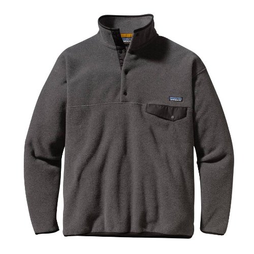 Patagonia Synch Snap-T Fleece Jacket - Mens, Narwhal Grey, XL