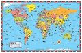 Rand McNally Kids Illustrated World Wall Map
