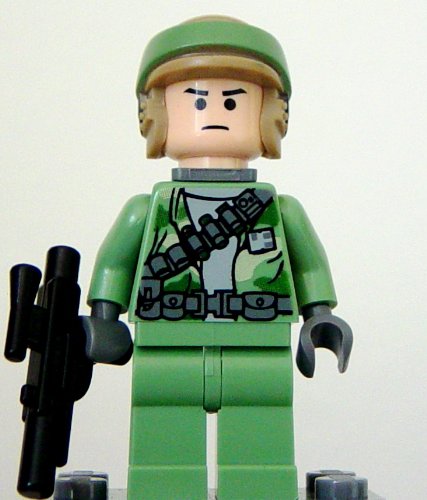 LEGO Star Wars Minifigur - Die Rückkehr der Jedi-Ritter - Rebellen-Kommando mit Stirnrunzeln (Rebel Commando)