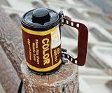 フィルム型ポーチ（ブラウン）の画像