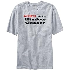 Trust Me, I Am A Window Cleaner Berufe Herren T-Shirt (Grau meliert, Gr��en X-Small - XXX-Large)