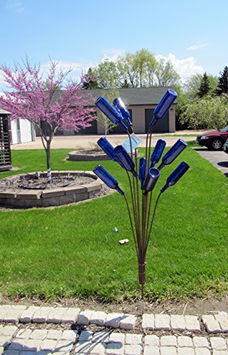 Fountain Bottle Tree 4 ft. w/9 bottles