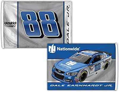 Dale Earnhardt Jr #88 Deluxe 2-SIDED 2016 3x5 SIGNATURE Flag w/grommets Outdoor Banner Nascar Racing
