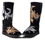 Hand Painted Dragon Emu Australia Bronte Hi Boots